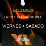 Habitación triple o cuádruple Viernes+Sábado