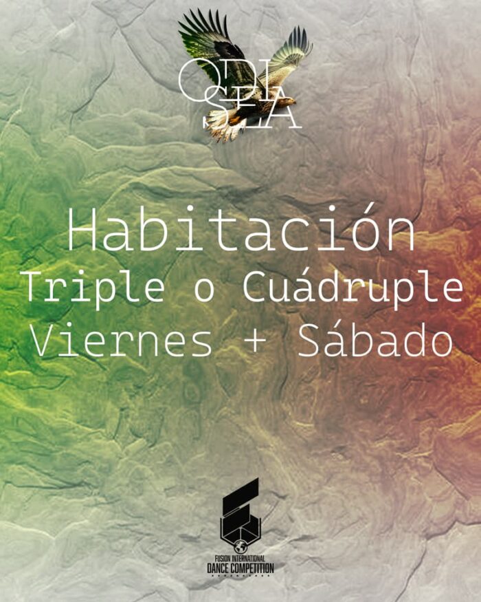 Habitación Triple o Cuádruple Viernes + Sábado